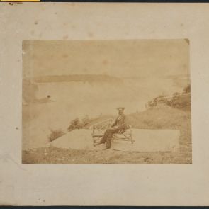 Hopp Ferenc a Niagara-vízesésénél