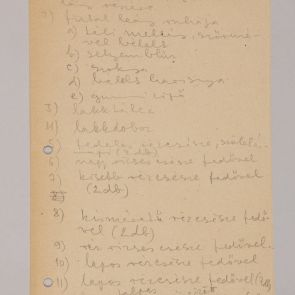 Manuscript of the list of artefacts lent by the Korean ambassador to the Korean exhibition
