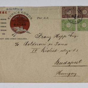 Envelope of Kuhn and Komor Co. from Yokohama