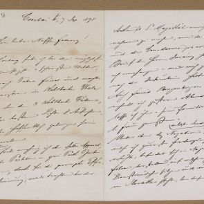 Ferenc Hopp's letter to his nephew Ferenc Lux from Csorbató (Štrbské pleso)