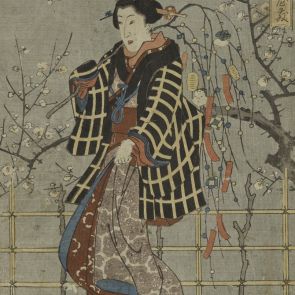 Hiroshige: Nő a szabadban
