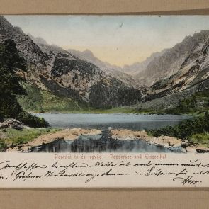 Ferenc Hopp's postcard to Henrik Jurány from Csorbató (Štrbské pleso)