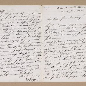 Ferenc Hopp's letter to Henrik Jurány from the northern shores of Sicily