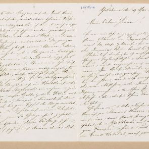 Ferenc Hopp's letter sent to Calderoni and Co. from Yokohama and Tokyo